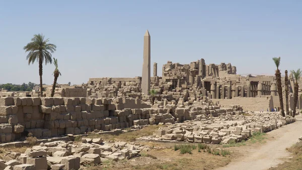 Gebied Van Amun Karnak Tempelcomplex Egypte Afrika — Stockfoto