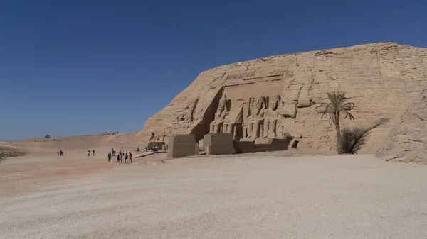 Gran Templo Ramsés Abu Simbel Egipto África — Foto de Stock