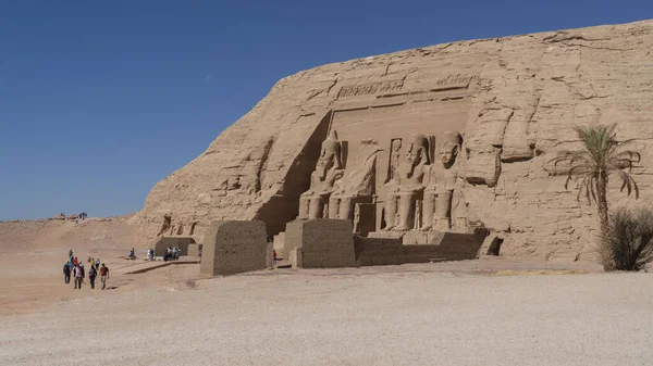 Gran Templo Ramsés Abu Simbel Egipto África — Foto de Stock