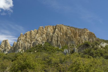 Putangirua Pinnacles. Yeni Zelanda