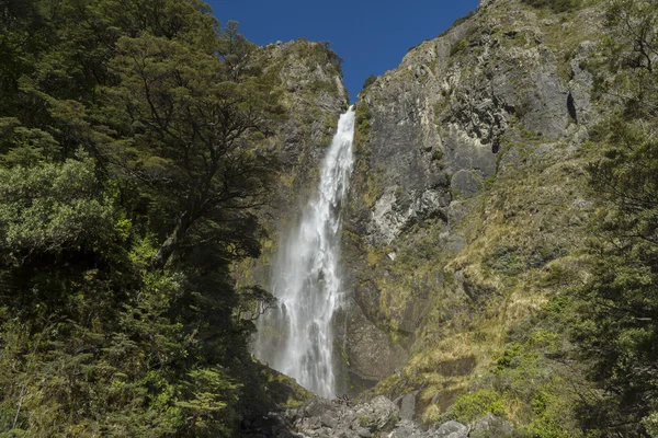 Cascata di Hinekakai. Nuova Zelanda — Foto Stock