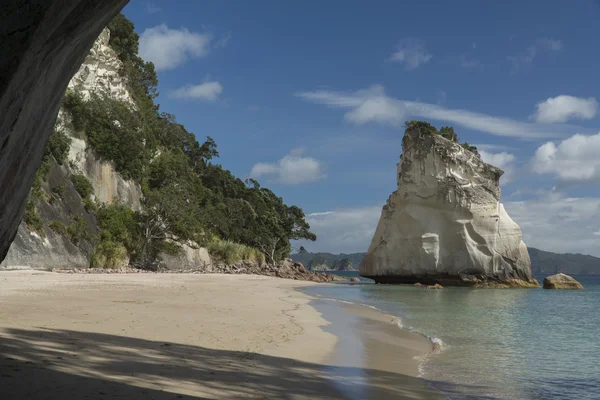 Cathedral Cove beach. Nový Zéland — Stock fotografie