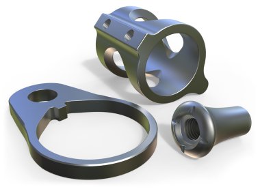 Titanyum parçaları