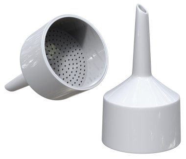 Seramik huni beyaz izole