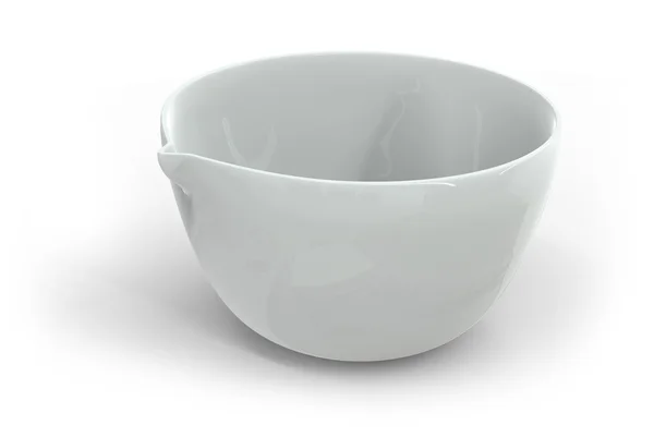 Tazza di ceramica isolata su bianco — Foto Stock