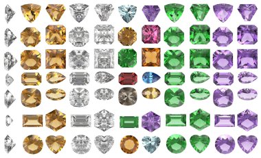 Various gem stones