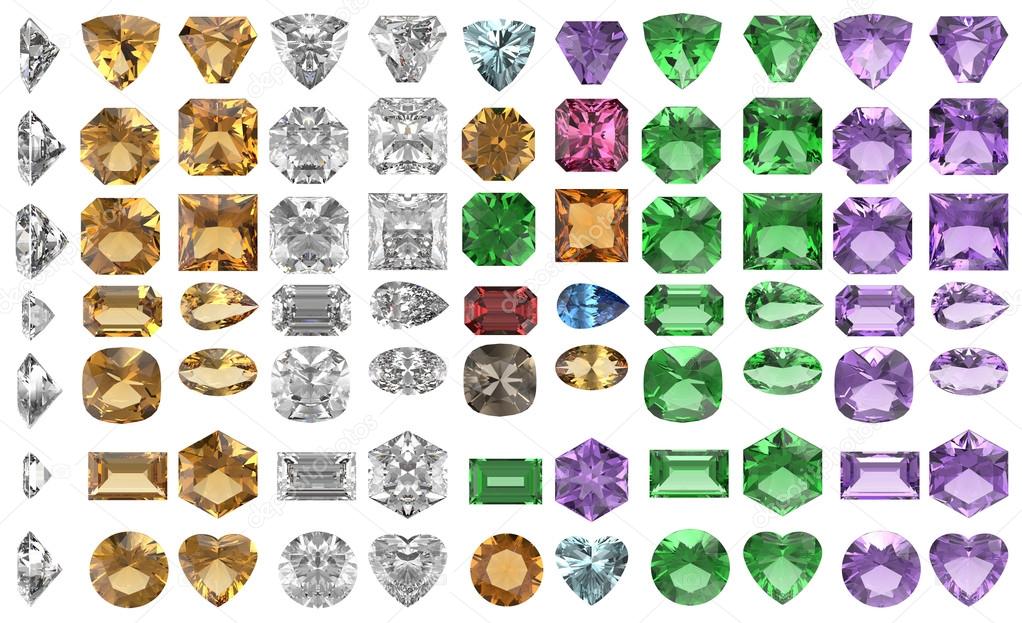 Various gem stones