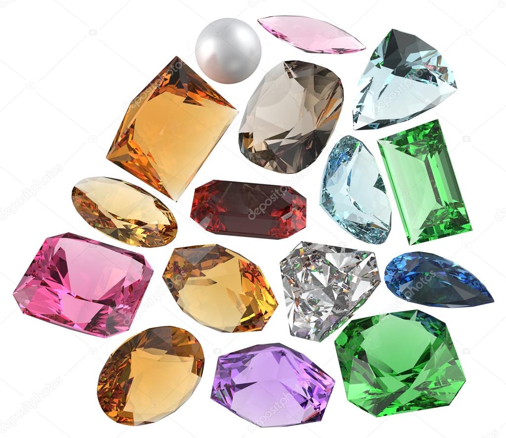 Various gem stones