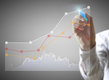 Çizim grafik büyüyen bir grafik