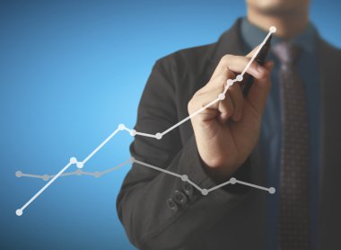 Çizim grafik büyüyen bir grafik