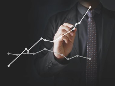 Çizim grafik büyüyen bir grafik
