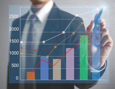 Çizim grafik büyüyen bir grafik