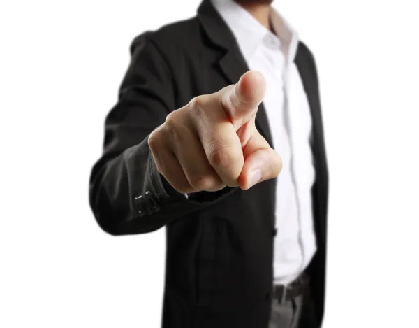 Male hand pointing — Stock Photo, Image