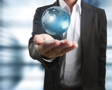 Dünya, insan eli, Nasa tarafından sağlanan görüntü Earth earth