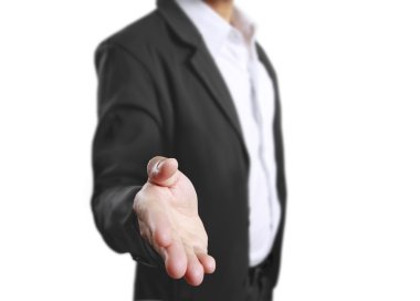 İnsanlarla iş el sıkışma