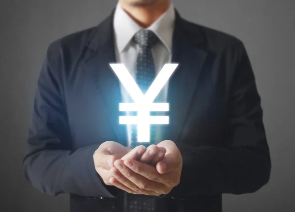 Símbolos financieros procedentes de han — Foto de Stock