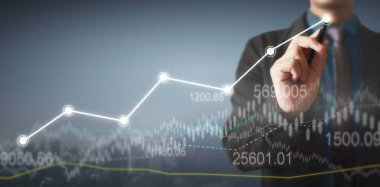 El çizimi bir tablo, büyümenin grafiği