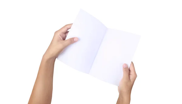 Ręce Puste Papier Listowy — Zdjęcie stockowe