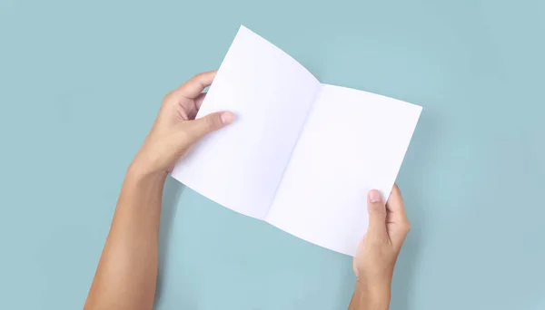 Ręce Puste Papier Listowy — Zdjęcie stockowe