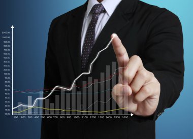 dokunmatik ekran finansal simgeler