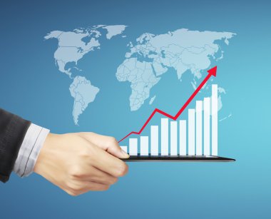 dokunmatik tablet el kavram 