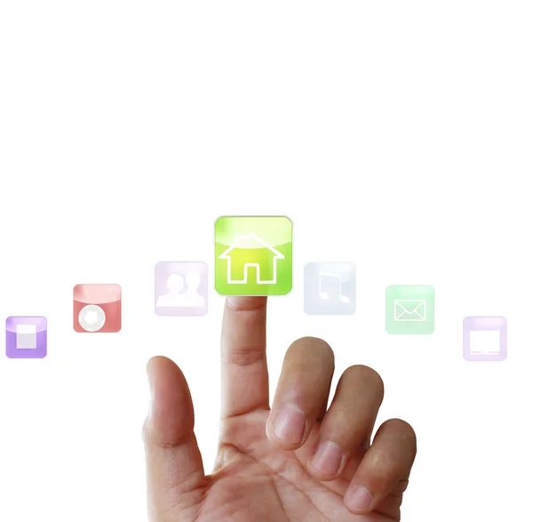 Touch screen display — Stock Photo, Image
