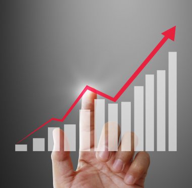 Adam el gösteren grafik 