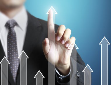 Adam el gösteren grafik 