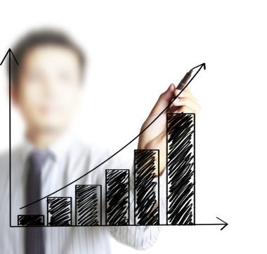 Adam el gösteren grafik 