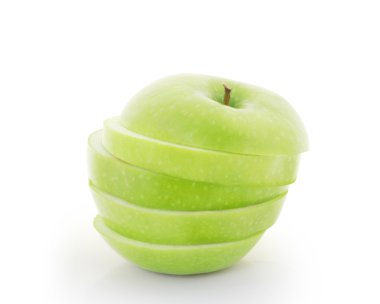 Yeşil elma dilimli 