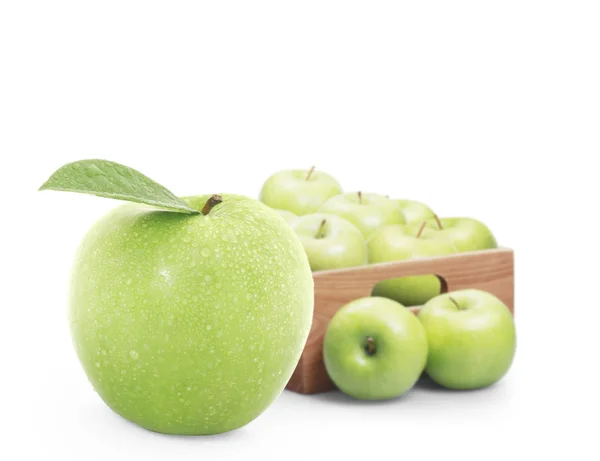 Ripe green apples — Stock Photo, Image