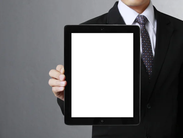 Touch- tablet in hands — Stock Photo, Image