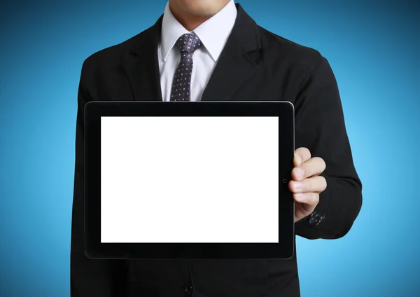 Touch- tablet in hands — Stock Photo, Image