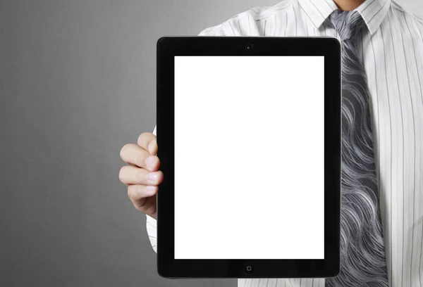 Touch- tablet in hands — Stock Photo, Image