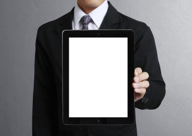 ellerinde dokunmatik tablet 