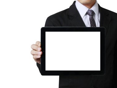 ellerinde dokunmatik tablet 