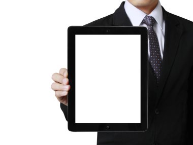 ellerinde dokunmatik tablet 