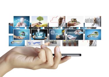 Fotoğrafları ile akıllı telefon