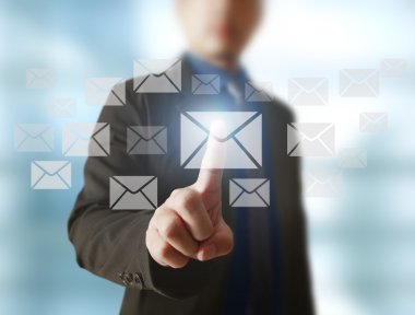 bir dokunmatik ekran arayüzü iterek el 