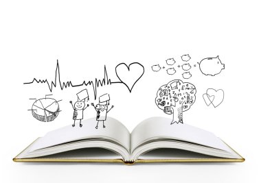 sihirli kitap açık