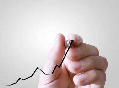 işadamı el iş grafik yazma 