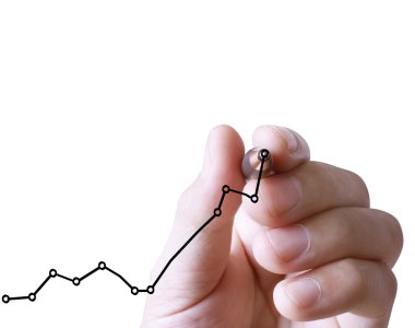 işadamı el iş grafik yazma 