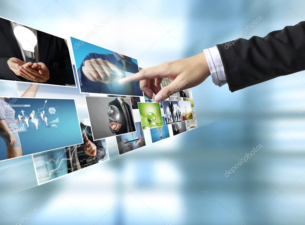 Businessman and Reaching images streaming