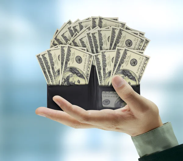 Banknot alıyor gibi Closeup eller 