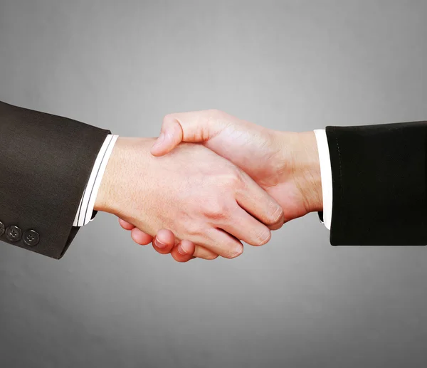 Business men shaking hands — Stock Photo, Image