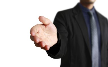 İş adamları el sıkışıyor