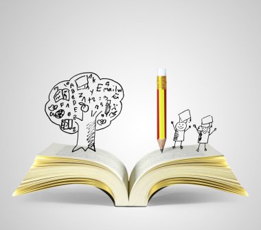 sihirli kitap açık