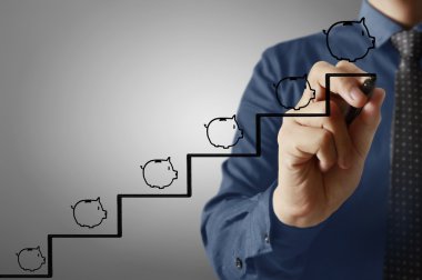 işadamı çizim kumbara