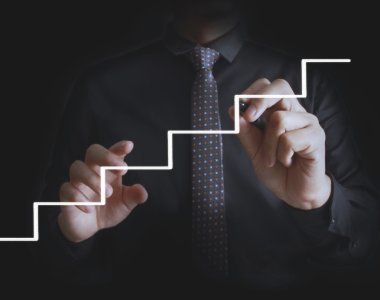 iş adamı el çizim grafik