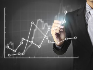 Çizim grafik büyüyen bir grafik